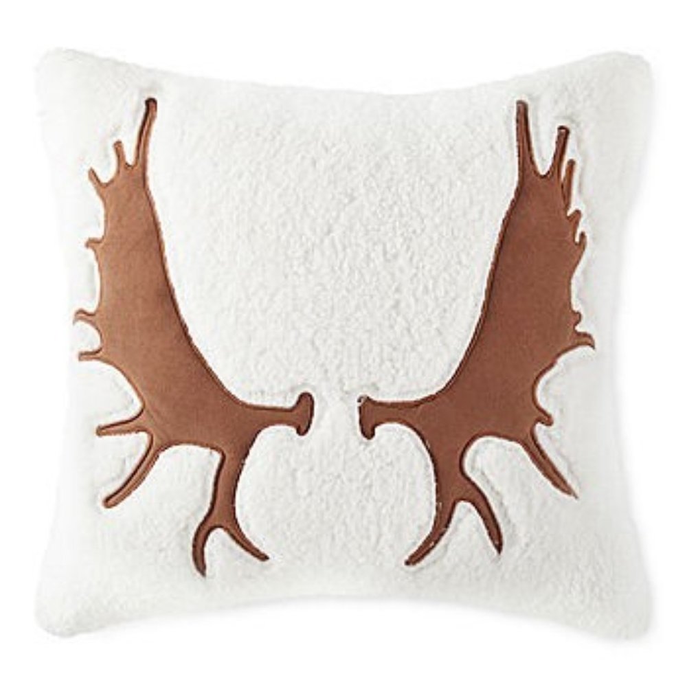 Coleman Sherpa Icon Square Pillow, NWT